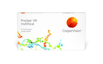 Zu sehen ist eine Packung Proclear 1 Day Multifocal Linsen
